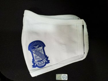 Phi Beta Sigma Face Mask GOMAB 1914 Phi Beta Sigma Fraternity Face Mask 1914 WHT