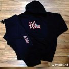DELTA SIGMA THETA SORORITY JOGGING SUITE SET 2PC DELTA DEAR PULLOVER HOODIE SET
