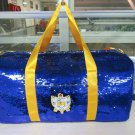 SIGMA GAMMA RHO SORORITY SEQUIN TRAVEL GYM BAG SHOULDER BAG FOLDING TOTE BAG
