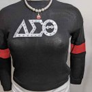 DELTA SIGMA THETA SORORITY SWEATER BLACK DELTA SIGMA THETA BLING SWEATER