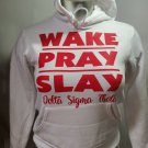 Delta Sigma Theta Sorority Pullover Hoodie White Delta Sigma Theta Hoodie