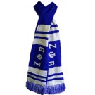 ZETA PHI BETA SORORITY SCARF BLUE WHITE ZETA PHI BETA SORORITY SCARF 1920 Z-PHI