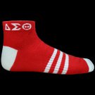 DELTA SIGMA THETA SORORITY RED ANKLE SOCKS SORORITY SOCK GREEK  SOCKS