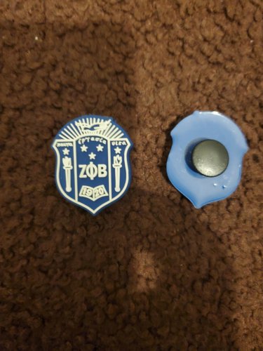 ZETA PHI BETA SORORITY Shoe Charms For PVC SHOE CLOG Accessories 1PC