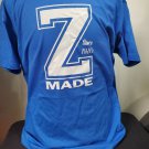ZETA PHI BETA SORORITY BLUE Z-MADE T-SHIRT ZETA MADE SHORT SLEEVE T-SHIRT Z-PHI