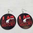 Delta Sigma Theta Sorority wooden style Earrings 1913 #1