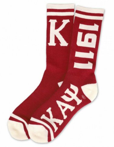 KAPPA ALPHA PSI FRATERNITY TUBE SOCK NUPE FRATERNITY TUBE SOCK SZ 8-12 1911