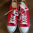 Red Converse Chuck Taylor All Star Low Top Red Mens 10 Womens 11
