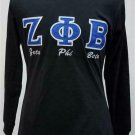 ZETA PHI BETA SORORITY T-SHIRT ZETA PHI BETA BLACK  LONG SHIRT 1920