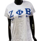 ZETA PHI BETA SORORITY T-SHIRT ZETA PHI BETA WHITE  SHORT SLEEVE SHIRT 1920
