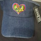 Order of the Eastern Star Denim Sun Visor