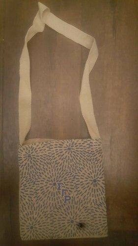 Sigma Gamma Rho Sorority Straw Bag SGRho Straw Sorority Bag #2