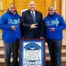 Phi Beta Sigma Fraternity Blue Hoodie BLU-PHI 3 STAR PHI BETA SIGMA HOODIE