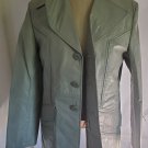 RAFFAELO VINTAGE LEATHER JACKET QUATER LENGTH GINUINE LEATHER TRENCH COAT 42