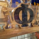 Alpha Phi Alpha Wood Desktop Letters Divine 9 Office Décor Plaque