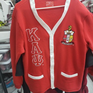 KAPPA ALPHA PSI FRATERNITY CARDIGAN SWEATER 1911 NUPE  FLEECE CARDIGAN