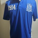 Phi Beta Sigma Fraternity Polo Shirt  PRE-OWNED CONDITION MEDIUM