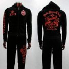 DELTA SIGMA THETA  GYM JOGGING SET BLACK DELTA SIGMA THETA WARM UP SUITE