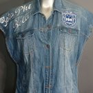 ZETA PHI BETA SORORITY DENIM JEAN VEST JACKET