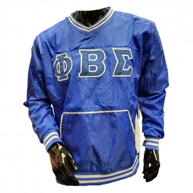 PHI BETA SIGMA FRATERNITY WINDBREAKER PHI BETA SIGMA PULLOVER WINDBREAKER JACKET