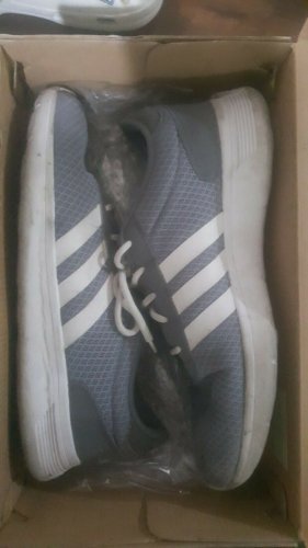 Mens Adidas Lite Racer Shoes F76485 Gray US Size 10