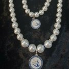 ZETA PHI BETA SORORITY NECKLACE FINER WOMEN PEARL NECK LACE