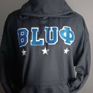 Phi Beta Sigma Fraternity Pullover Hoodie BLU-PHI 3 STAR PHI BETA SIGMA HOODIE