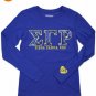 SIGMA GAMMA RHO SORORITY T-SHIRT BLUE LONG SLEEVE CASUAL T-SHIRT TOP