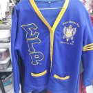 Sigma Gamma Rho Sorority CARDIGAN SWEATER S-GRHO POODLE CARDIGAN SWEATER