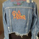 DELTA SIGMA THETA SORORITY DENIM JEAN JACKET DELTA DEAR CROP DENIM JACKET 1913