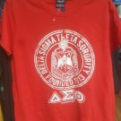 DELTA SIGMA THETA SORORITY RED DELTA DIVA SHIRT SLEEVE T-SHIRT