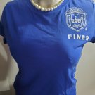 ZETA PHI BETA SORORITY T-SHIRT BLUE FINER ZETA PHI BETA CREW NECK T-SHIRT
