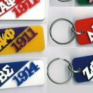 DELTA SIGMA THETA Sorority Key Chain Delta Sigma Theta Greek Letter Key Chain