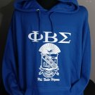 PHI BETA SIGMA FRATERNITY PULL OVER SWEATSHIRT PHI BETA SIGMA BLUE HOODIE