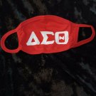 Delta Sigma Theta Sorority Face Mask Cover Red Delta Face Mask Cover 1913