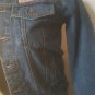 DELTA SIGMA THETA SORORITY DENIM JEAN JACKET DELTA DIVA DISTRESSED DENIM CROP