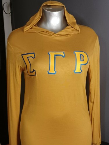 Sigma Gamma Rho Sorority Long Sleeve Pullover Hoodie T-Shirt