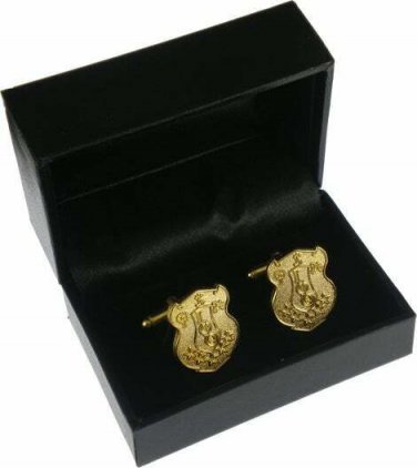 Iota Phi Theta cuff link set  Iota Phi Theta brown cuff links Metal Cuff Links