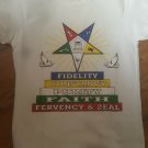Order of the Eastern Star T-Shirt White O.E.S If the Shoe Fits T-Shirt