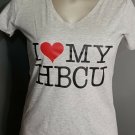 l LOVE MY HBCU Short Sleeve V-NECK T-Shirt