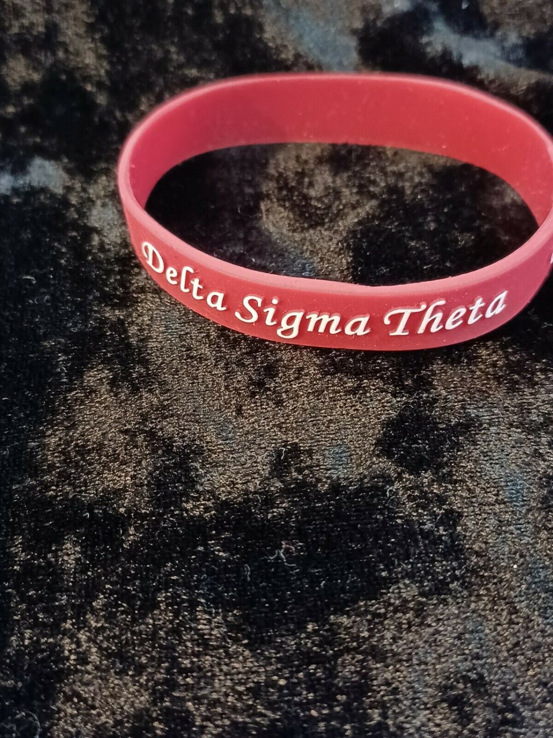 Delta Sigma Theta Sorority silicone Bracelet Wrist Band