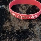 Delta Sigma Theta Sorority silicone Bracelet Wrist Band