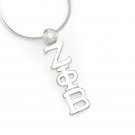 Zeta Phi Beta Sterling Silver Chain Necklace Divine 9 Sorority Necklace Z-PHI-b