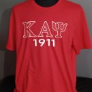 Kappa Alpha Psi Fraternity White T-SHIRT Kappa Alpha Psi  Red Nupe T-Shirt