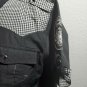 Live Mechanics Black White Short Sleeve Button up Shirt PRE-OWNED LARGE