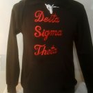 Delta Sigma Theta Sorority Pullover Hoodie Black 1913 Delta Sigma Theta Hoodie