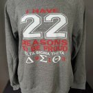 Delta Sigma Theta Sorority Charcoal Gray neck sweatshirt Delta Diva 22 Reason