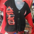 Delta Sigma Theta Sorority CARDIGAN SWEATER Black Delta Sigma Theta sweater 1913