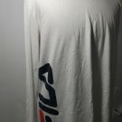 FILA Men's White Long Sleeve T-Shirt PRE-OWNED XL