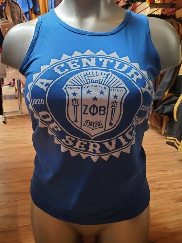 ZETA PHI BETA SORORITY TANK TOP 100 Year Centennial Zeta Phi Beta Tank Top